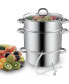 Соковыжималка Cooks Standard Fruit Juicer Canning Extractor Steamer, 11 кварт. Серебристый - фото #1