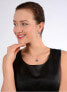 Pearl Iridescent Dark Blue necklace and earrings set