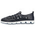 Фото #5 товара Leather openwork shoes Rieker W RKR652, navy blue