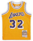 Фото #3 товара Infant Boys and Girls Magic Johnson Gold Los Angeles Lakers Retired Player Jersey