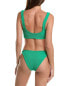 Hunza G 2Pc Xandra Bikini Set Women's Green Os