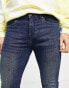 Another Influence skinny fit jeans in dark blue