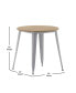 Фото #9 товара Dryden Indoor/Outdoor Dining Table, 30" Round All Weather Poly Resin Top With Steel Base