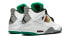 Фото #6 товара Кроссовки Nike Air Jordan 4 Retro Lucid Green Rasta (Белый, Зеленый)