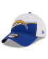 Фото #1 товара Men's White/Blue Los Angeles Chargers 2023 Sideline 9Twenty Adjustable Hat