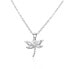 Фото #1 товара Beautiful silver necklace Dragonfly AGS1586/47 (chain, pendant)