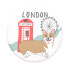 Popsockets London - E-book reader,Mobile phone/Smartphone,Tablet/UMPC - Passive holder - Car,Indoor,Outdoor - Multicolor