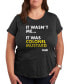 Фото #1 товара Trendy Plus Size Clue Colonel Mustard Graphic T-shirt