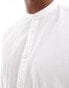 Фото #4 товара Jack & Jones overhead linen shirt in white