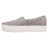 Фото #5 товара TOMS Alpargata Boardwalk Platform Womens Grey Sneakers Casual Shoes 10018264T