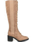 ფოტო #2 პროდუქტის Women's Jenicca Wide Calf Lace Up Boots