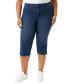 Фото #1 товара Plus Size Amanda High-Rise Capri Jeans