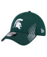 Men's Green Michigan State Spartans Active Slash Sides 39Thirty Flex Hat