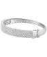 ფოტო #3 პროდუქტის EFFY® Diamond Pavé Bangle Bracelet (4-7/8 ct. t.w.) in 14k White Gold