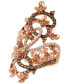 ფოტო #1 პროდუქტის Crazy Collection® Diamond Fancy Scroll Floral Ring (1-1/6 ct. t.w.) in 14k Rose, Yellow or White Gold