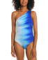 La Blanca Ocean Oasis Shirred One Shoulder One-Piece Women's