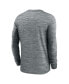 ფოტო #2 პროდუქტის Men's Heather Gray Ohio State Buckeyes 2024 Sideline Velocity Performance Long Sleeve T-Shirt