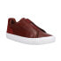 Фото #2 товара London Fog Francis Low Slip On Mens Red Sneakers Casual Shoes CL30373M-R