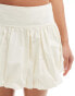 Фото #4 товара Motel puff ball cotton mini skirt in white