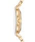 ფოტო #3 პროდუქტის Women's Pyper Two-Hand Gold-Tone Stainless Steel Bracelet Watch 32mm and Earrings Set, 3 Pieces