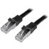Фото #1 товара StarTech.com Cat6 Patch Cable - Shielded (SFTP) - 0.5 m - Black - 0.5 m - Cat6 - SF/UTP (S-FTP) - RJ-45 - RJ-45