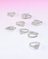 Фото #10 товара Кольцо Macy's Diamond Halo Bridal Set