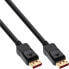 Фото #1 товара InLine DisplayPort 1.4 cable - 8K4K - black - gold - 3m