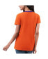 ფოტო #2 პროდუქტის Women's Orange Clemson Tigers Recruit Ringer T-shirt
