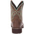 Фото #6 товара Justin Boots Gemma Embroidery 8" Round Toe Cowboy Womens Brown Casual Boots GY9