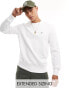 Фото #1 товара GANT shield logo embroid sweatshirt in white