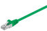 Wentronic CAT 5e Patch Cable - F/UTP - green - 2 m - 2 m - Cat5e - F/UTP (FTP) - RJ-45 - RJ-45
