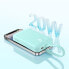 Фото #9 товара Powerbank магнитный Mini от Baseus 10000mAh 20W с кабелем Lightning для iPhone 0.3м синий