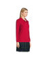 Фото #7 товара Women's School Uniform Long Sleeve Interlock Polo Shirt