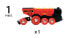 BRIO Mighty Red Action Locomotive - 3 yr(s) - AAA - Black - Red