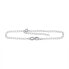 Фото #1 товара Silver leg bracelet infinity 461 001 01389 04