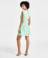 Women's Gathered Smocked Sleeveless Mini Dress, Created for Macy's