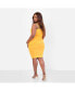 ფოტო #2 პროდუქტის Plus Size Bow Down Button Strappy Top