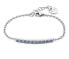 Фото #1 товара Dazzly SDZ14 Dazzly Blue Crystal Dazzling Steel Bracelet