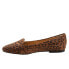 Фото #7 товара Trotters Harlowe T1707-925 Womens Brown Extra Wide Leather Loafer Flats Shoes