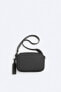 Rubberised crossbody bag