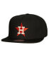 Фото #2 товара Men's Black Houston Astros Cooperstown Collection True Classics Snapback Hat