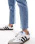 Фото #4 товара Abercrombie & Fitch Curve Love ultra high rise ankle straight jeans in mid blue