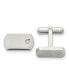 ფოტო #3 პროდუქტის Stainless Steel Polished .03 Carat Diamond Cufflinks