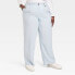 Фото #1 товара Women's High-Rise Relaxed Fit Full Length Baggy Wide Leg Trousers - A New Day