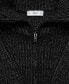 Фото #4 товара Men's Perkins Zip Neck Wool Sweater