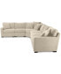 Фото #14 товара Radley 5-Pc Fabric Sectional with Apartment Sofa, Created for Macy's