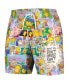 Men's Yellow The Simpsons Bart Classroom Shorts