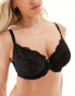 Ann Summers Fuller Bust Sexy Lace non padded plunge bra in black Черный, EU 75 G - фото #4