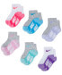 ფოტო #1 პროდუქტის Baby and Toddler Boys or Girls Multi Logo Socks, Pack of 6