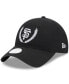 ფოტო #1 პროდუქტის Women's Black San Francisco Giants Leaves 9TWENTY Adjustable Hat